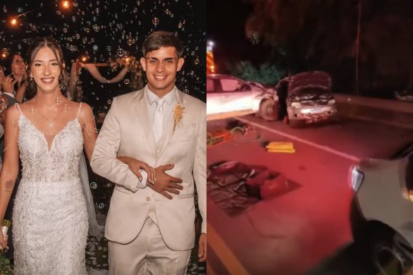 [Jovens casados há 20 dias morrem em acidente entre carro e caminhonete no interior de SP]