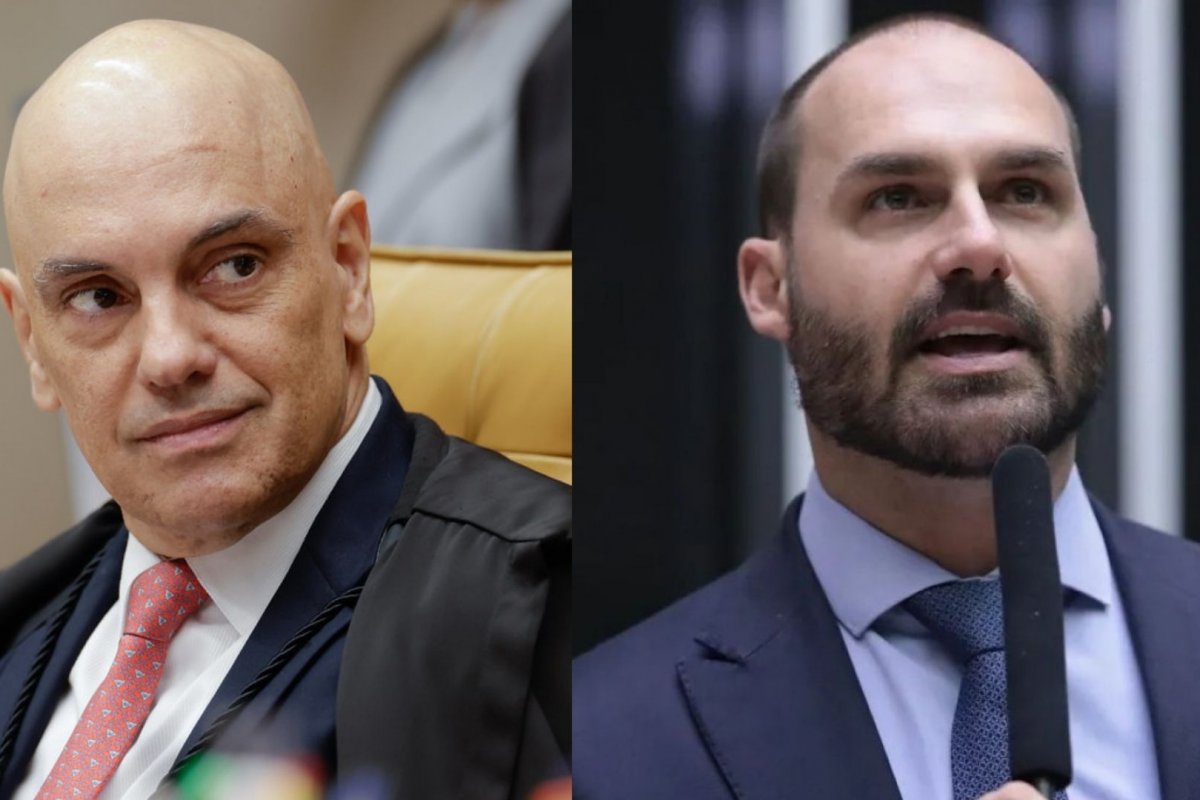 DPU afirma falta de imparcialidade de Alexandre de Moares em pedido de anulação de processo contra Eduardo Bolsonaro