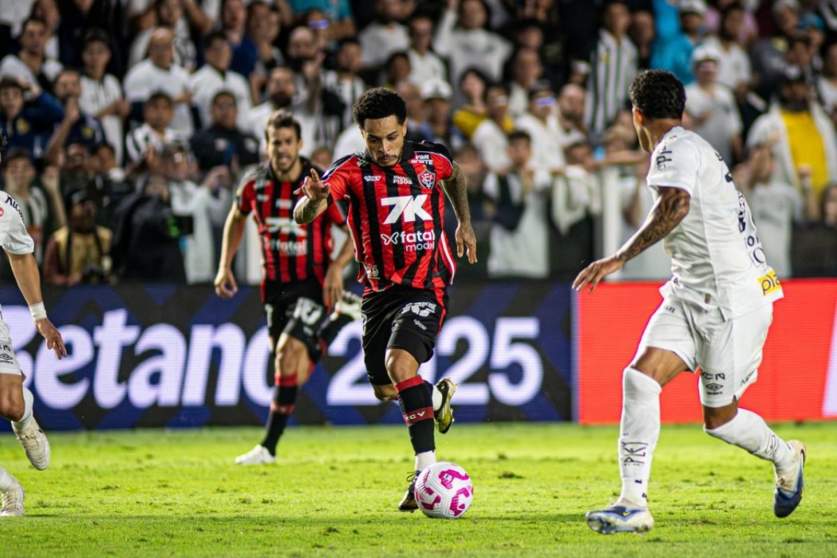 CBF muda horário da partida entre Santos e Vitória