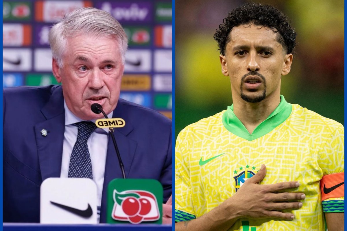 Ancelloti define Marquinhos como capitão da Seleção Brasielira na Copa do Mundo