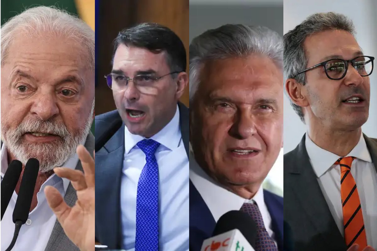 Lula supera Flávio Bolsonaro e empata com Caiado e Zema no 2° turno, aponta pesquisa