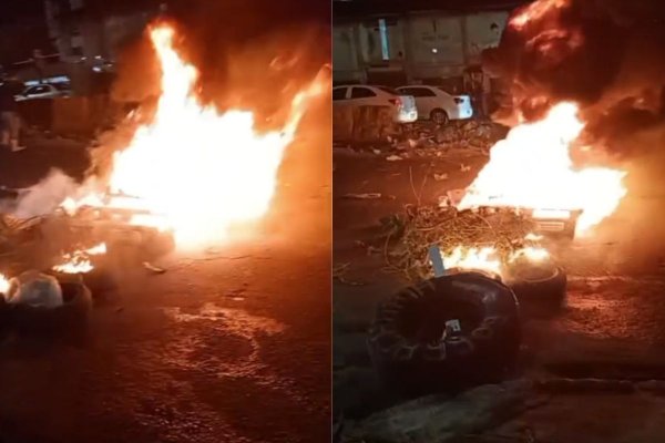 [Vídeo: Protesto na Av. Dorival Caymmi tem pneus queimados e congestionamento do trânsito na região]