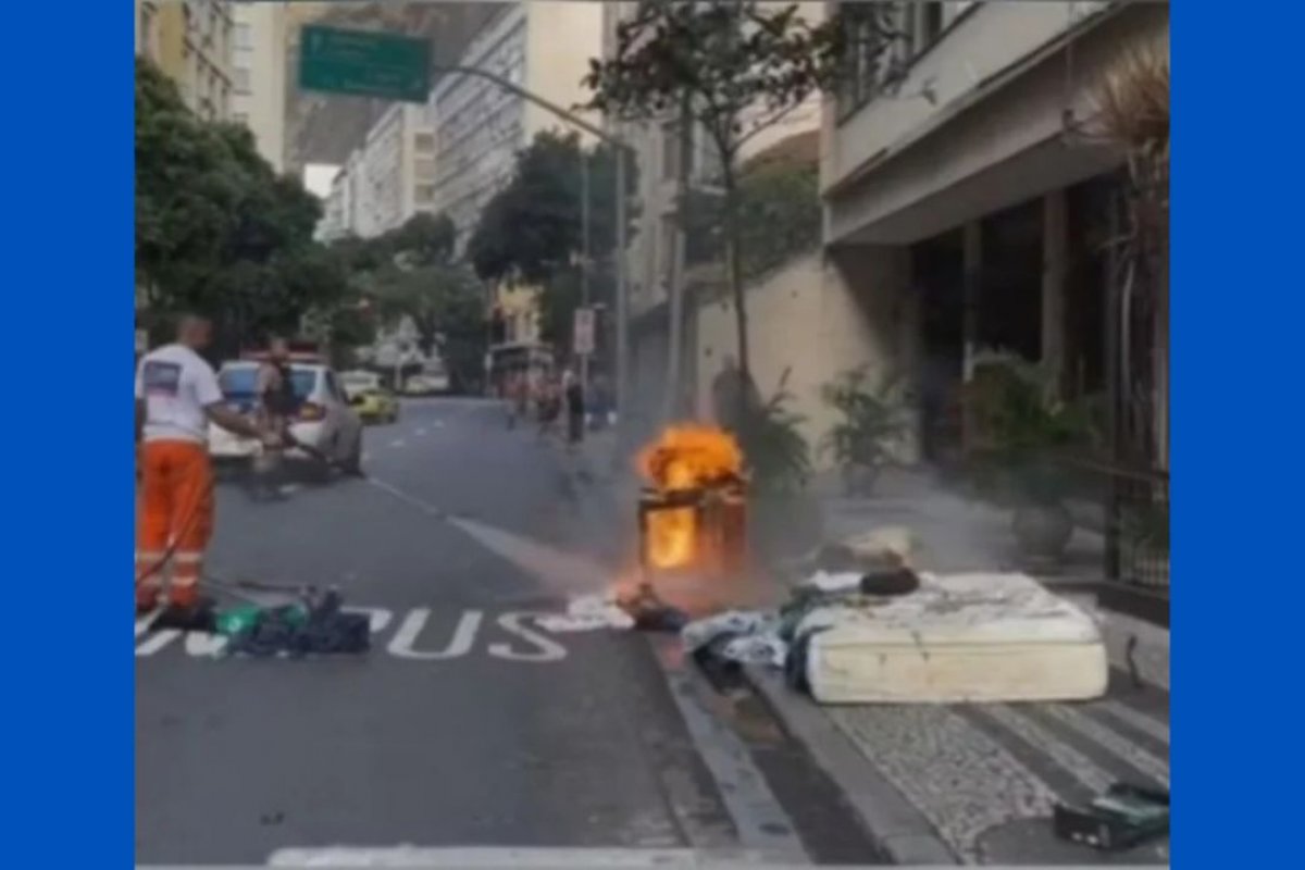 Apartamento explode e deixa um ferido em Copacabana, no RJ