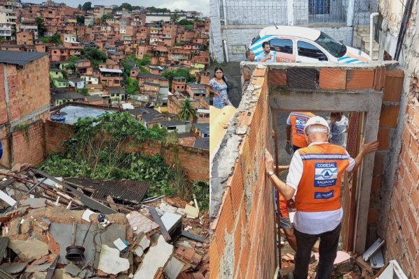[Criança fica soterrada após desabamento de imóvel em Pirajá]