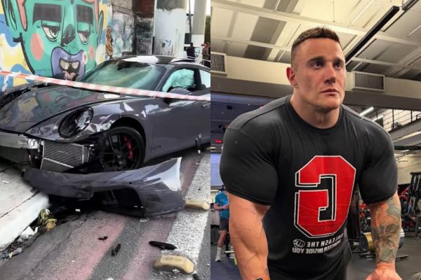 [Vídeo: Influenciador Fábio Giga bate Porsche em motos e carros em SP]