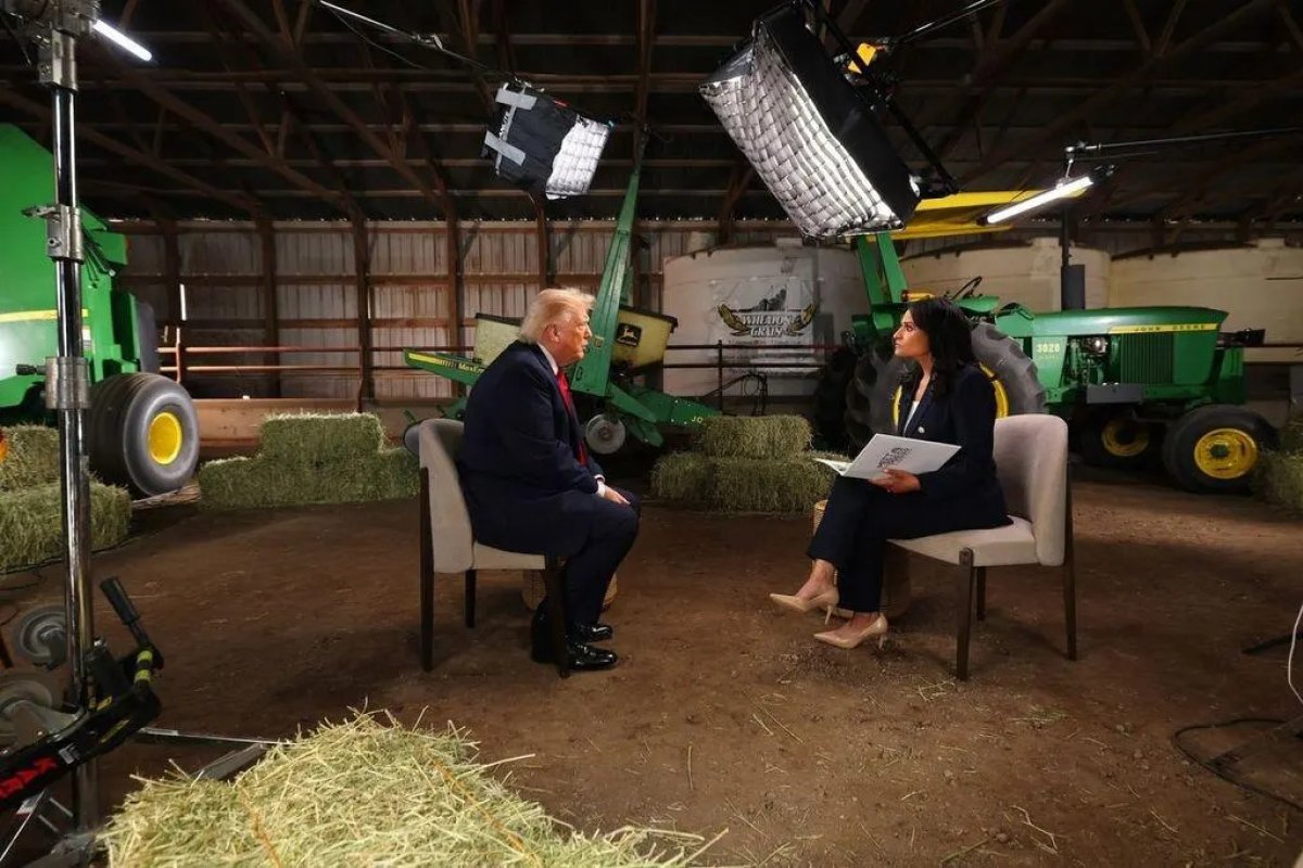 Vídeo: Trump deixa entrevista e ofende apresentadora após cobrança por provas de fraude eleitoral