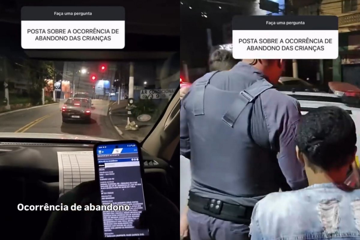 Vídeo: Policiais militares de SP resgatam crianças abandonadas há três dias pela mãe viciada em drogas