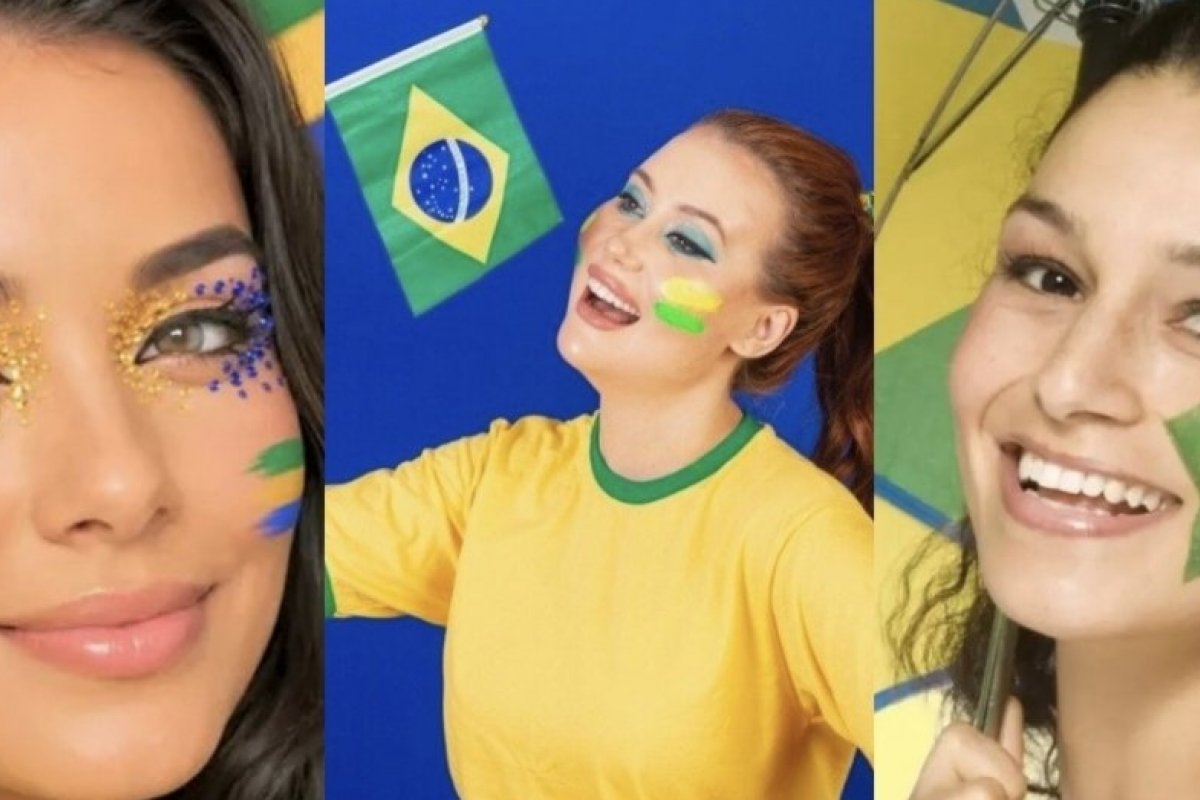 Maquiagem de Copa: glitter e pinturas no rosto exigem cuidados para evitar alergias e irritações na pele!