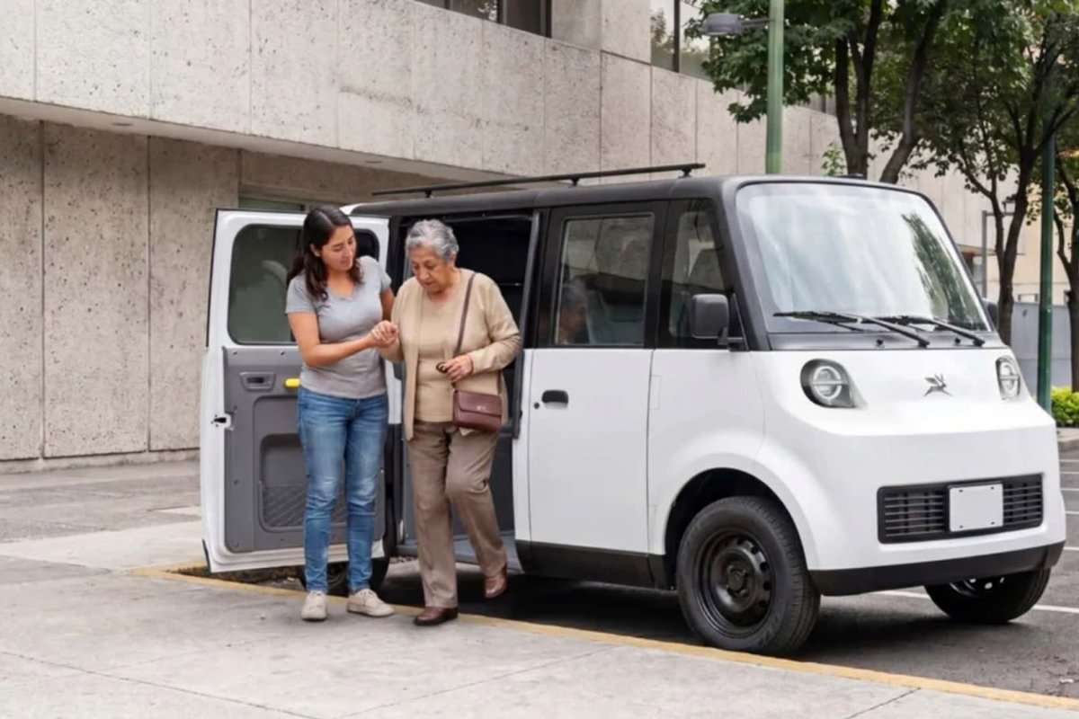 Carro elétrico mexicano custa menos de R$ 50 mil e leva 6 pessoas