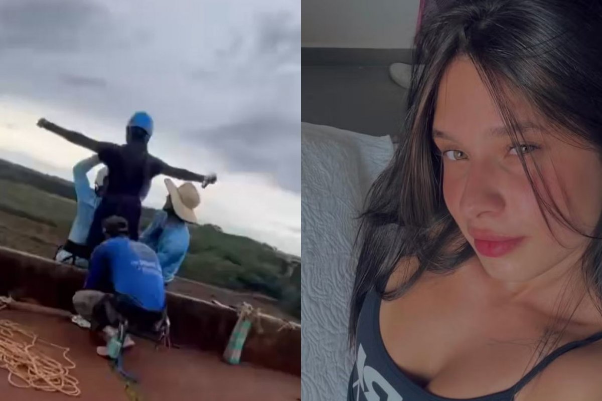 Mulher  de 21 anos que morreu durante pulo de rope jump é identificada; conheça