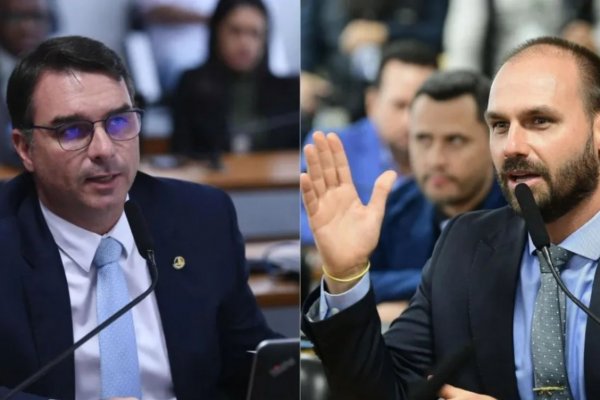 [Vídeo: Flávio Bolsonaro chama condenação de Eduardo pelo STF de 
