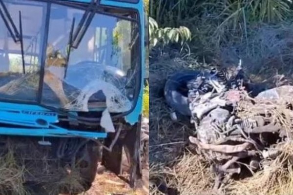 [Motociclista morre após colidir de frente com um ônibus em rodovia da Bahia]