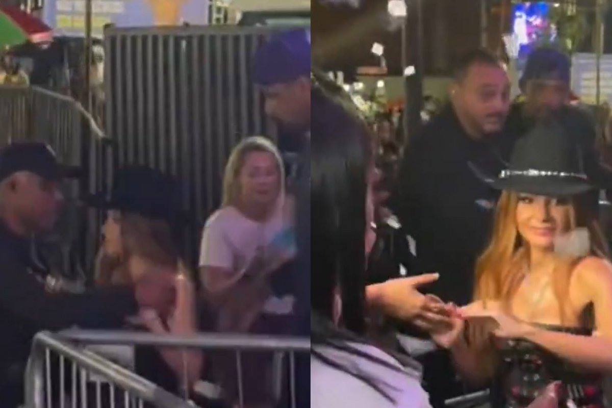  Vídeo: cantora sertaneja Maiara é barrada por segurança durante seu próprio no Ita Pedro