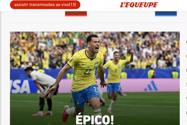 ['Épico': imprensa internacional repercute jogo que deu classificação do Brasil às oitavas]