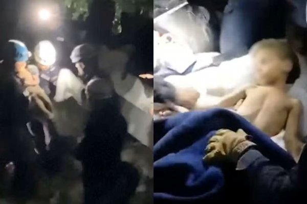 [Seis dias após terremotos, criança de três anos é resgatada com vida de escombros na Venezuela  ]