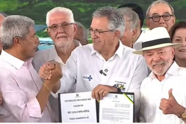[Lula assina autorização para início das obras da Ponte Salvador-Itaparica ]