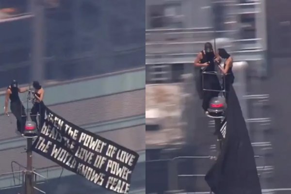 [Casal é preso após escalar o topo do Empire State, em Nova York, para protestar]