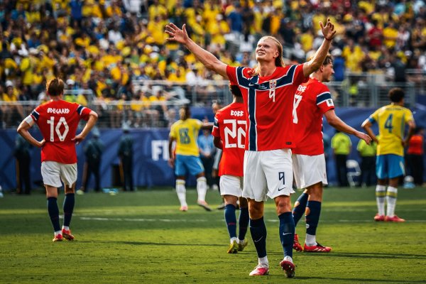 [Haaland, jogador da Noruega que eliminou o Brasil da Copa, já cantou rap]