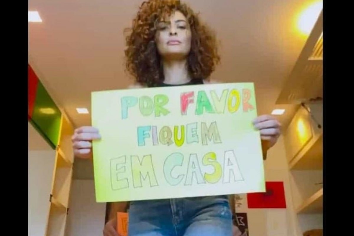 Por causa do Coronavírus, Juliana Paes pede aos fãs para ficarem em casa