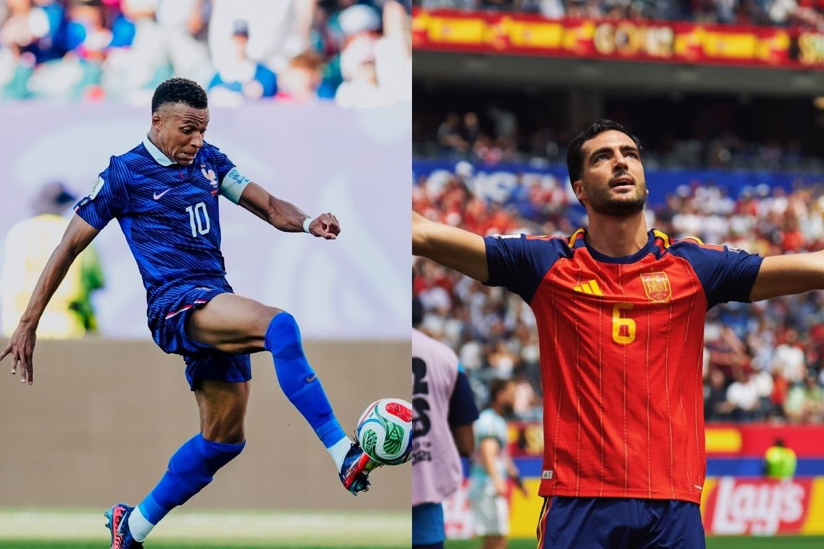 França e Espanha abrem semifinais da Copa nesta terça (14)