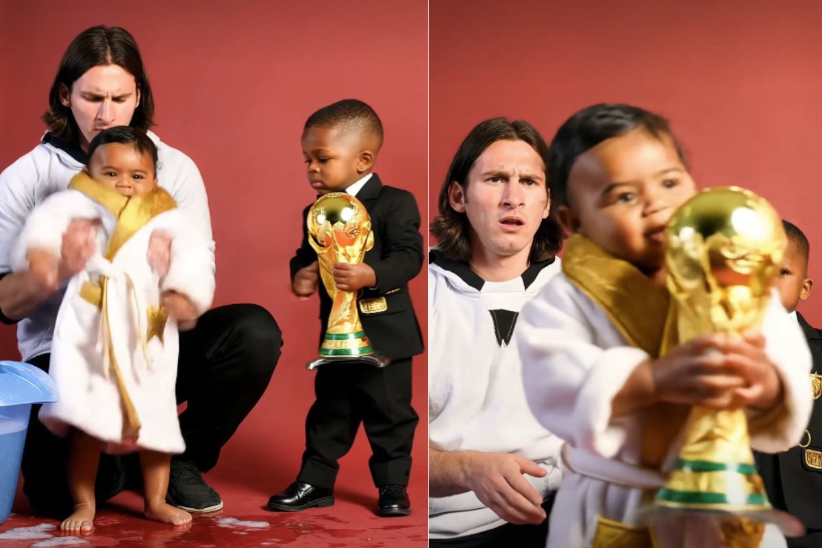 Vídeo: IA recria momento entre Messi e Yamal com final inusitado após título da Espanha Vídeo: IA recria momento entre Messi e Yamal com final inusitado após título da Espanha