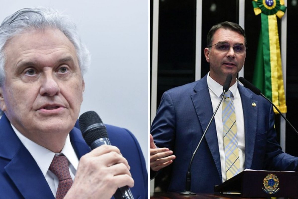 Caiado critica reunião de Flávio Bolsonaro com embaixadores
