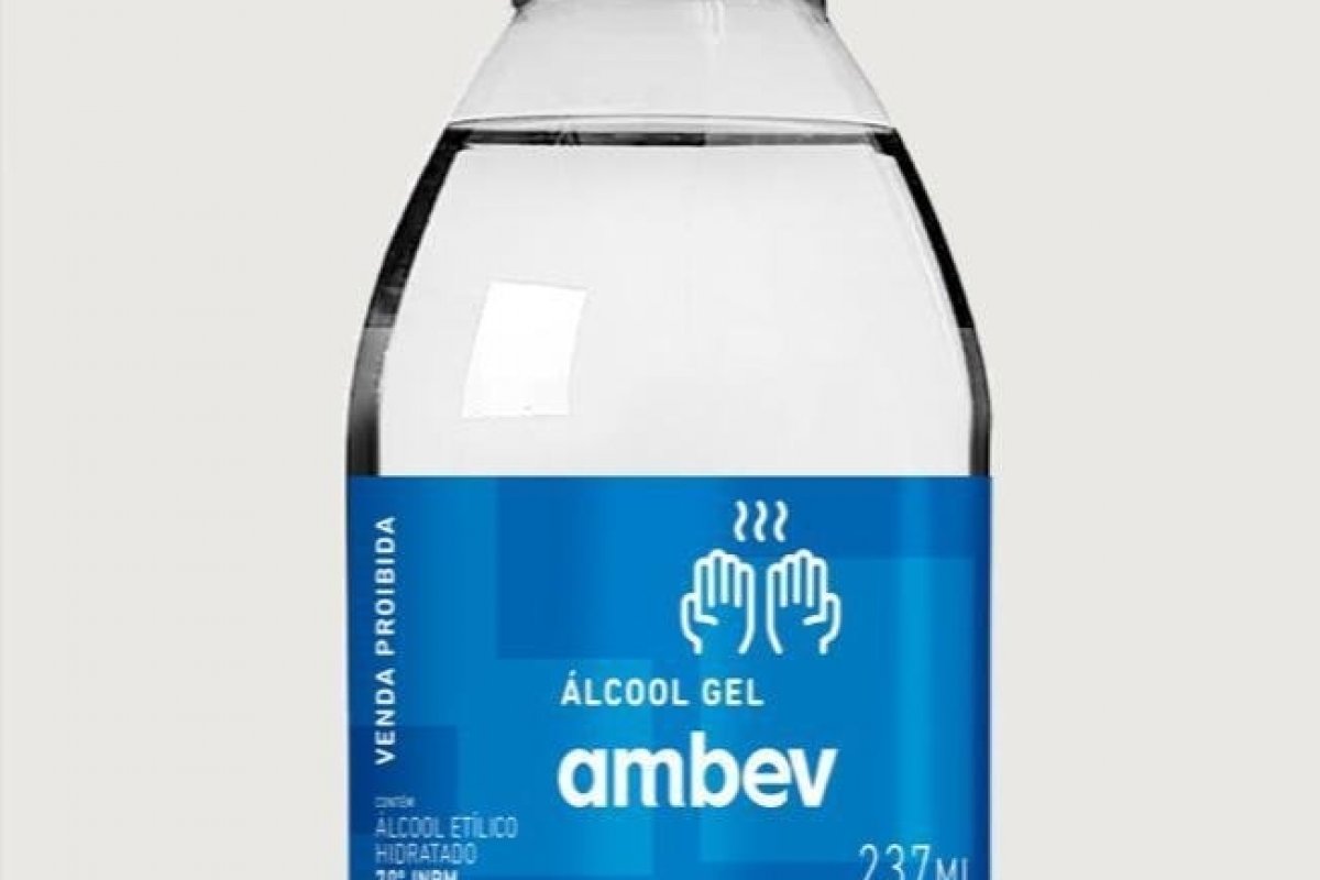 COVID-19: Ambev produzirá álcool em gel para doar a hospitais públicos