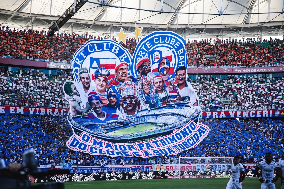 Bahia tem a terceira melhor média de público do primeiro turno do Brasileirão
