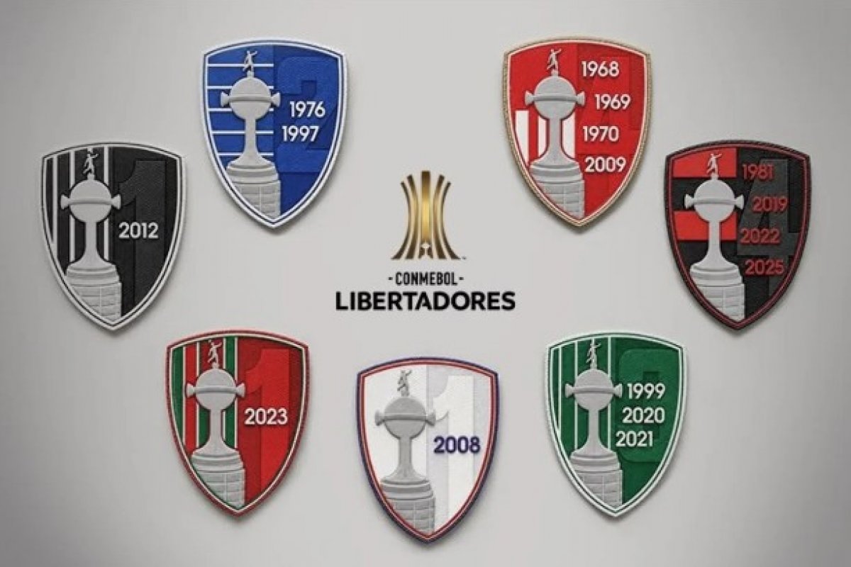Libertadores terá novos patches personalizados para os campeões Libertadores terá novos patches personalizados para os campeões