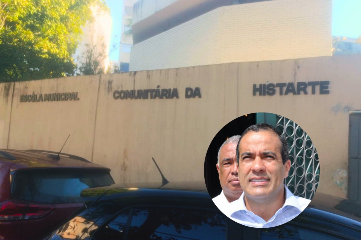 Mesas e cadeiras enferrujadas, sem material didático e alunos brincando na rua: pais denunciam abandono de escola municipal de Salvador