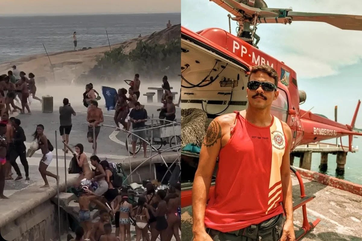 Vídeo: bombeiro 'previu' ventania ao perceber formação de 'nuvem rolo' no céu