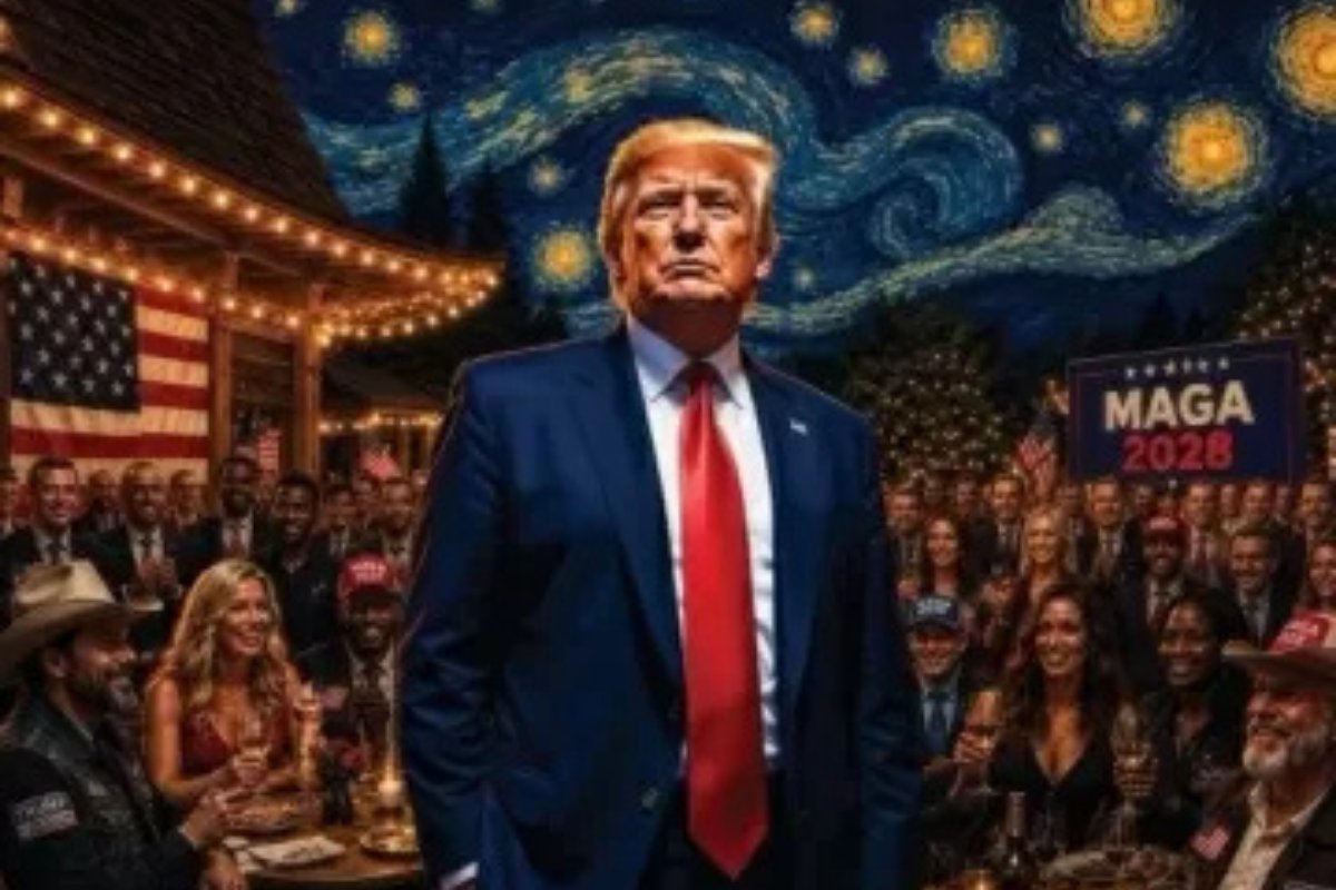Trump publica imagem de IA com menção a 3º mandato, proibido nos Estados Unidos