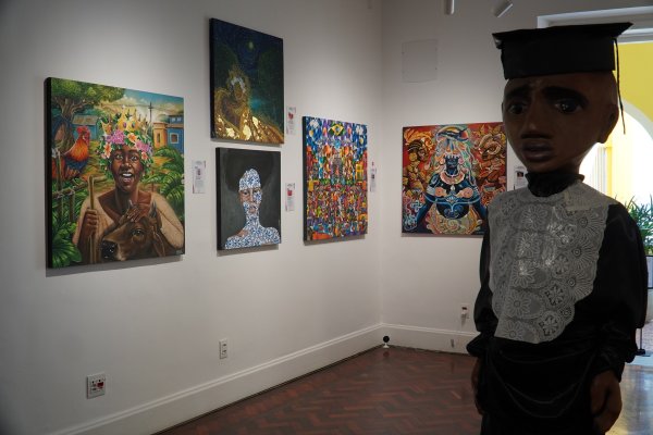 [Goethe-Institut Salvador-Bahia sedia mostra gratuita com obras de artistas que marcaram a história das artes visuais do Pelourinho! ]