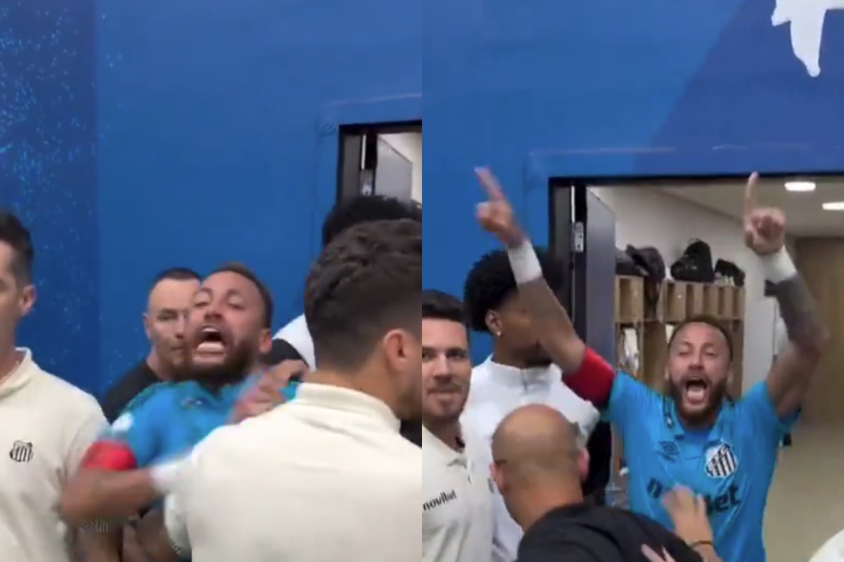 Vídeo: Neymar provoca dirigentes e torcedores do Remo após classificação do Santos e gera confusão no Mangueirão