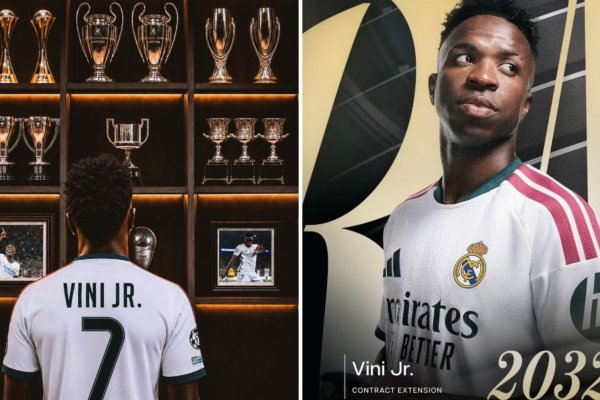 [Vini Jr renova com o Real Madrid após impasse na negociação]