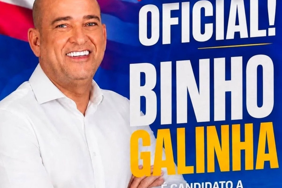 Preso e condenado pela Justiça, Binho Galinha registra candidatura à reeleição no TSE 