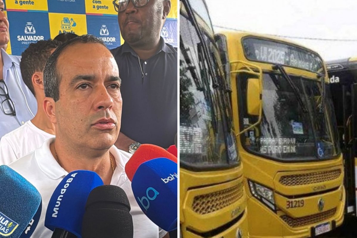 Vídeo: Bruno Reis evita pergunta sobre "apagão" de ônibus na Cidade Baixa e fala sobre renovação da frota na capital baiana