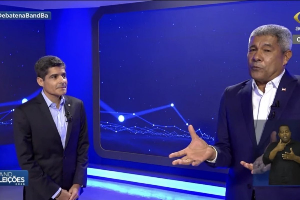 Vídeo: ACM Neto e Jerônimo trocam acusações sobre hospitais e saúde durante debate