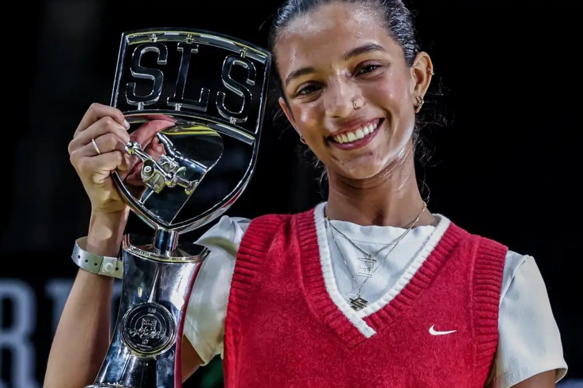 Rayssa é campeã da etapa carioca da Liga Internacional de Skate Street