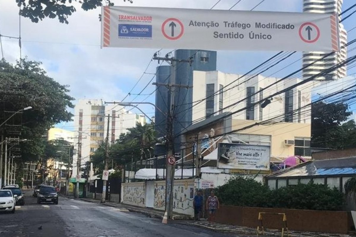 Tráfego é modificado em Ondina a partir desta quarta-feira, 26