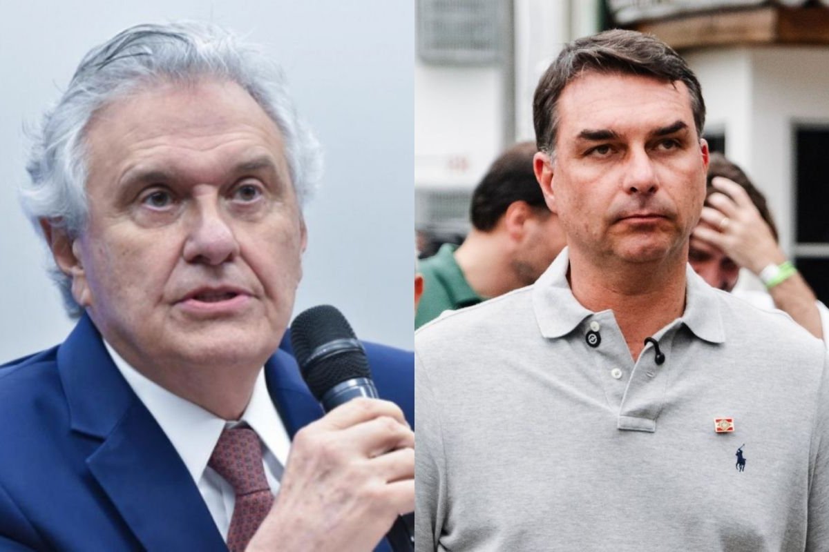 "Não tem compromisso com a verdade", diz Caiado sobre "erro" em currículo de Flávio