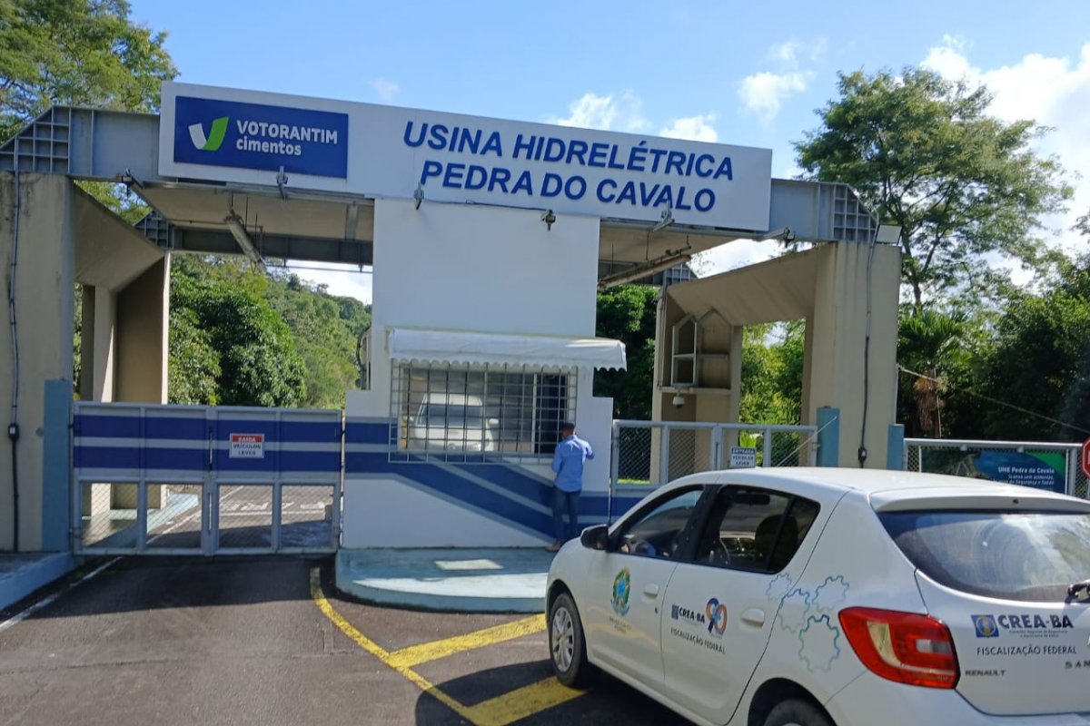 Crea-BA fiscaliza Usina de Pedra do Cavalo; barragem responde por cerca de 60% do abastecimento de Salvador e RMS