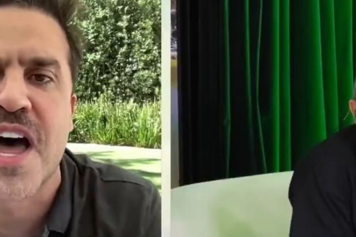Marçal e Regis Tadeu batem boca ao vivo em programa: "Está recebendo dinheiro?"