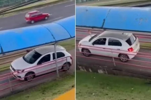 [Adolescente estava dirigindo carro que subiu em passarela em Salvador]