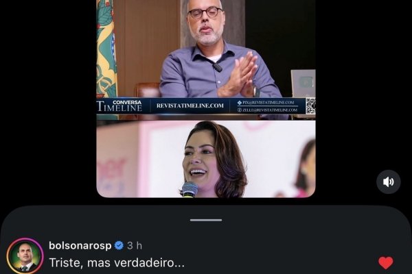 [Eduardo Bolsonaro compartilha vídeo e volta a criticar Michelle Bolsonaro: 