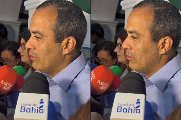 [Vídeo: Bruno Reis cita filha de PM vítima de latrocínio ao ser questionado sobre segurança pública na gestão de Jerônimo]