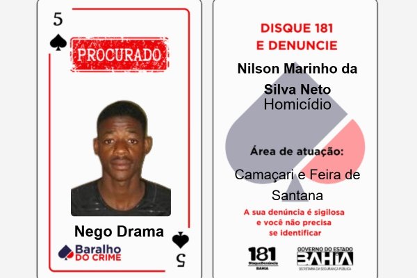 [Dez integrantes do Baralho do Crime foram alcançados Polícia da Bahia em 2026]