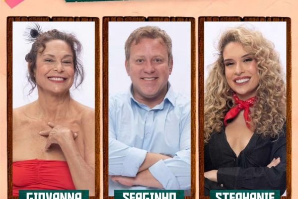 [A Fazenda 18: Giovanna, Serginho Hondjakoff e Stephanie estão na 1ª roça! ]