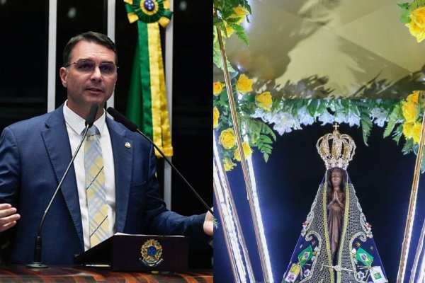 [Flávio Bolsonaro participa de podcast católico após polêmica com Nossa Senhora]