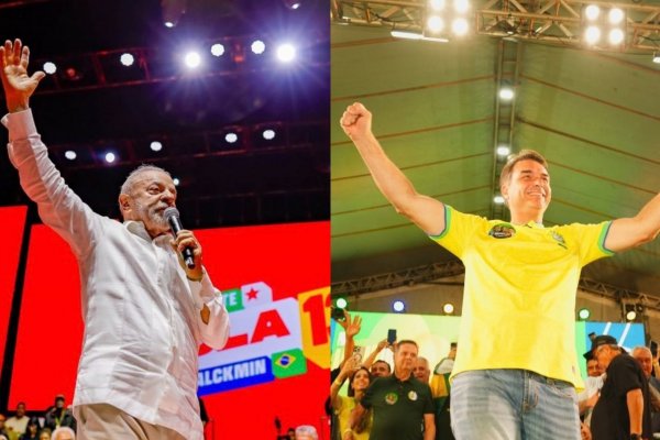 [Às vésperas das eleições, Lula e Flávio Bolsonaro encerram campanhas com atos no estado de São Paulo]